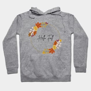 Hello Fall design Hoodie